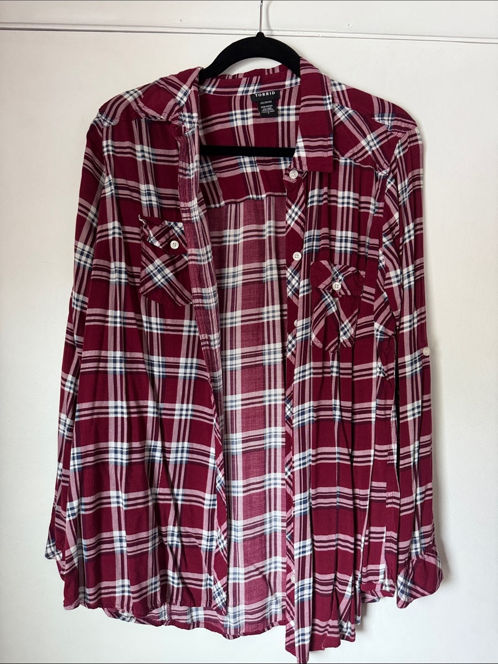 Torrid Plaid Button Down